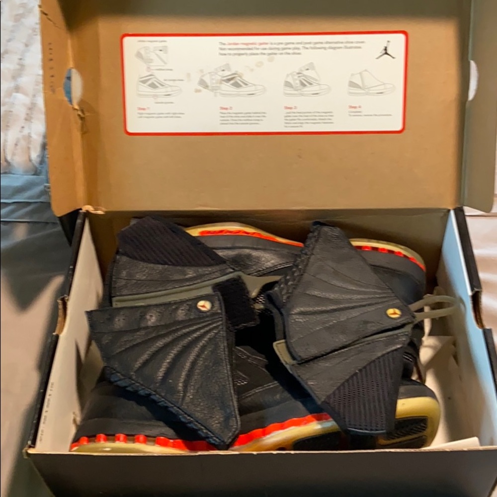 OG Air Jordan XVI 3/4 Black Varsity Red